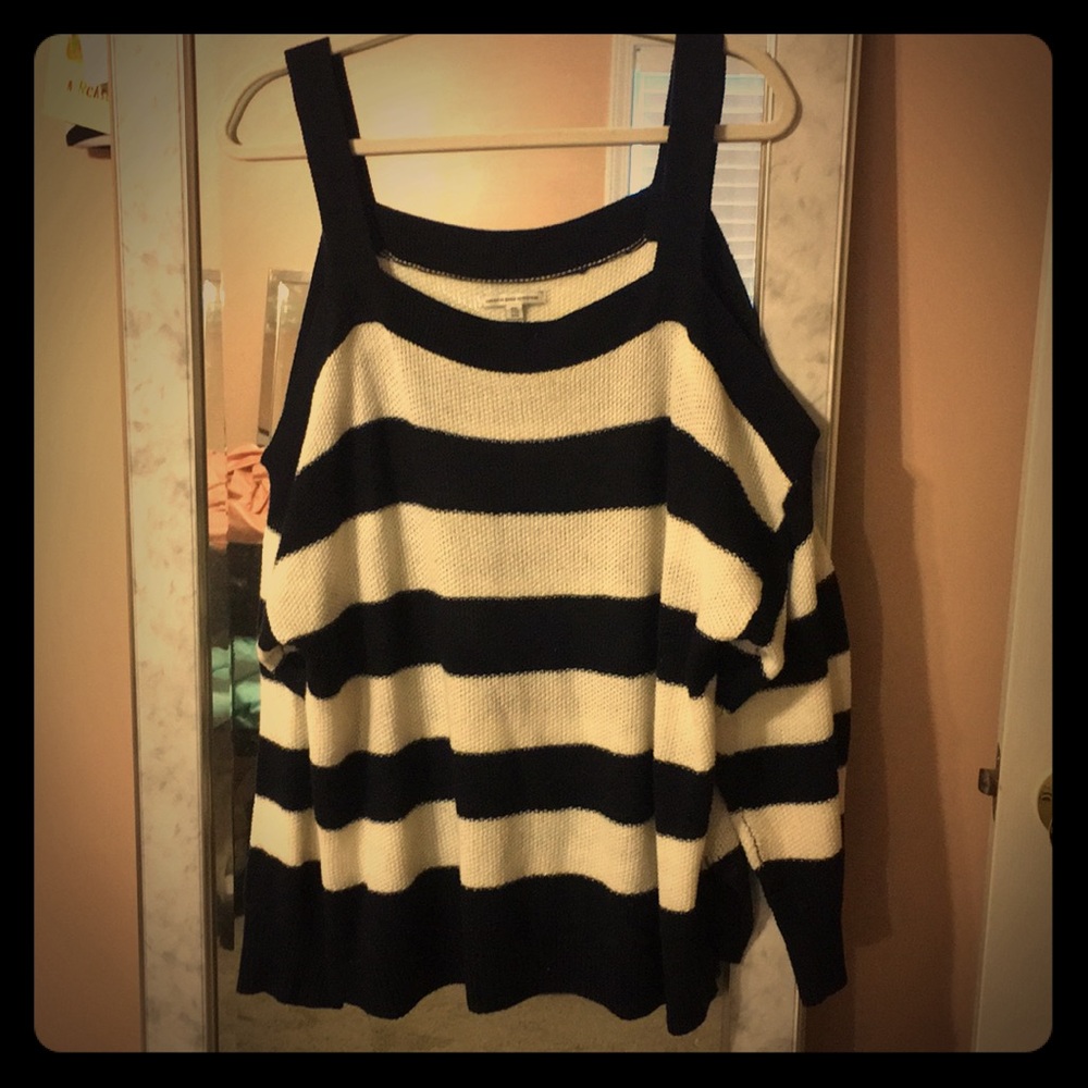 Cold Shoulder Knit Sweater